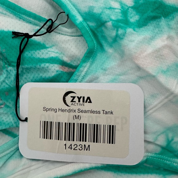 NWT!! Zyia Spring Hendrix Seamless Tank Tie Dye Sz M - Picture 3 of 3